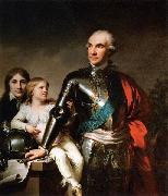 unknow artist The Count Potocki and his sons Sweden oil painting artist